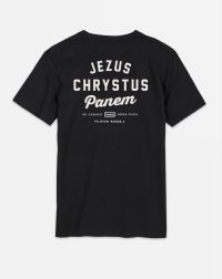 Koszulka-chrzescijańska-Jezus_Panem_Alleluja_BLK_A