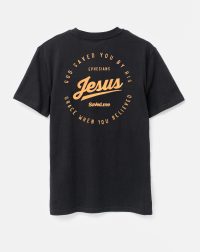 koszulka_chrześcijańska_Jesus_Saved_me_BLK_02