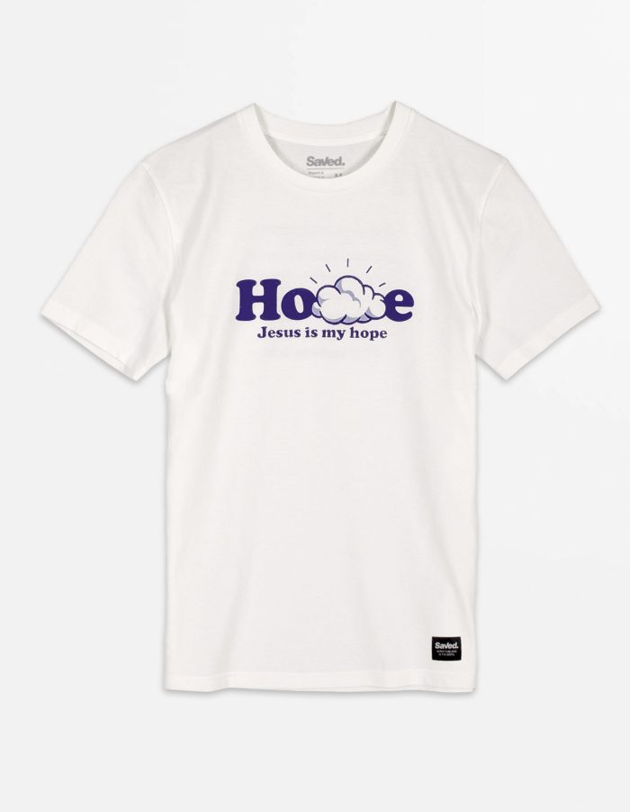 koszulka chrześcijańska Home, Jesus is my Hope. Koszulka bardzo dobrej jakości marki Saved