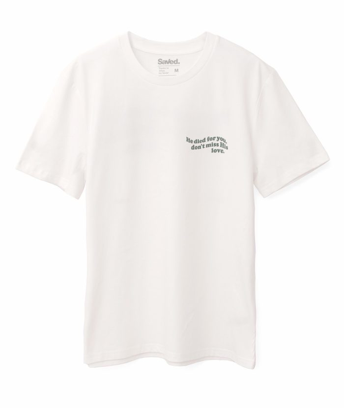 t-shirt chrześcijański "He died for You"