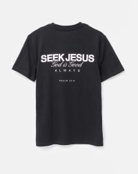 Koszulka-chrzescijańska-Seek-Jesus-God-is-Good_BLK_J