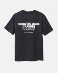 T-shirt chrześcijański Knowing Jesus changes Everything