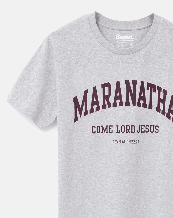 Koszulka szara Maranatha Come Lord Jesus