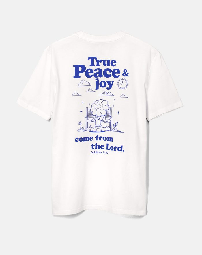 koszulka chrześcijańska True Peace & joy come from the Lord